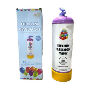 מיכל הליום ביתי 0.42 קו"ב עד 50 בלונים דגם קומפקטי חדש